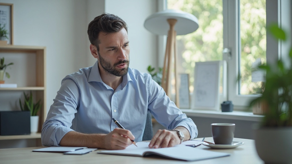 Профессиональный рабочий стол с ноутбуком и планировщиком