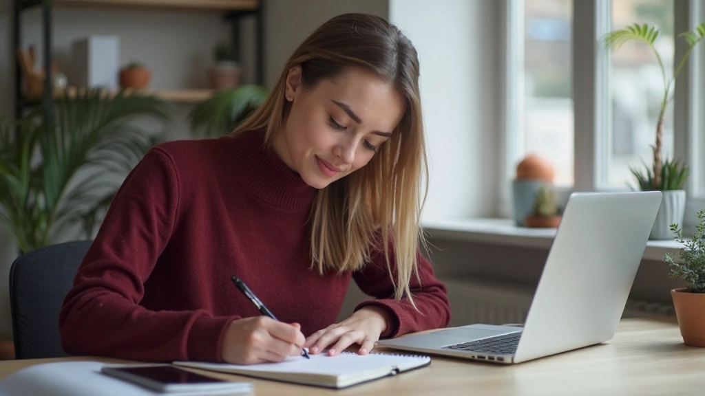 Профессиональная женщина работает с приоритетными задачами