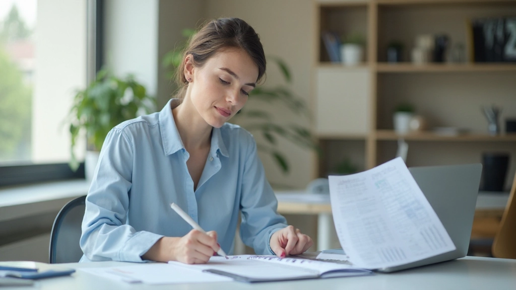 Профессиональный рабочий стол с ноутбуком и планировщиком